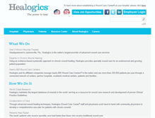 Tablet Screenshot of healogics.com